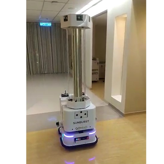Sunburst UV Bots combats Covid-19 in Malaysian Hospitals