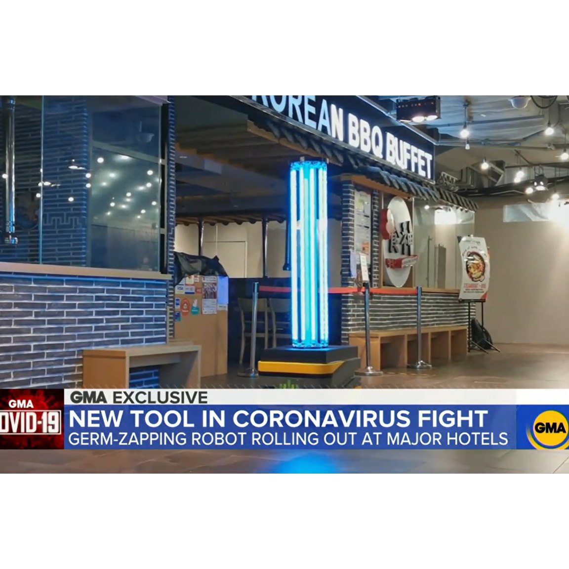 Good Morning America! Deploying UV Disinfecting mobile in Asia 